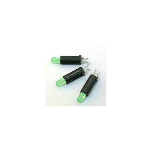 [100pcs] LED-GREEN-3mm-RADIAL LED 3mm Green in Case THT