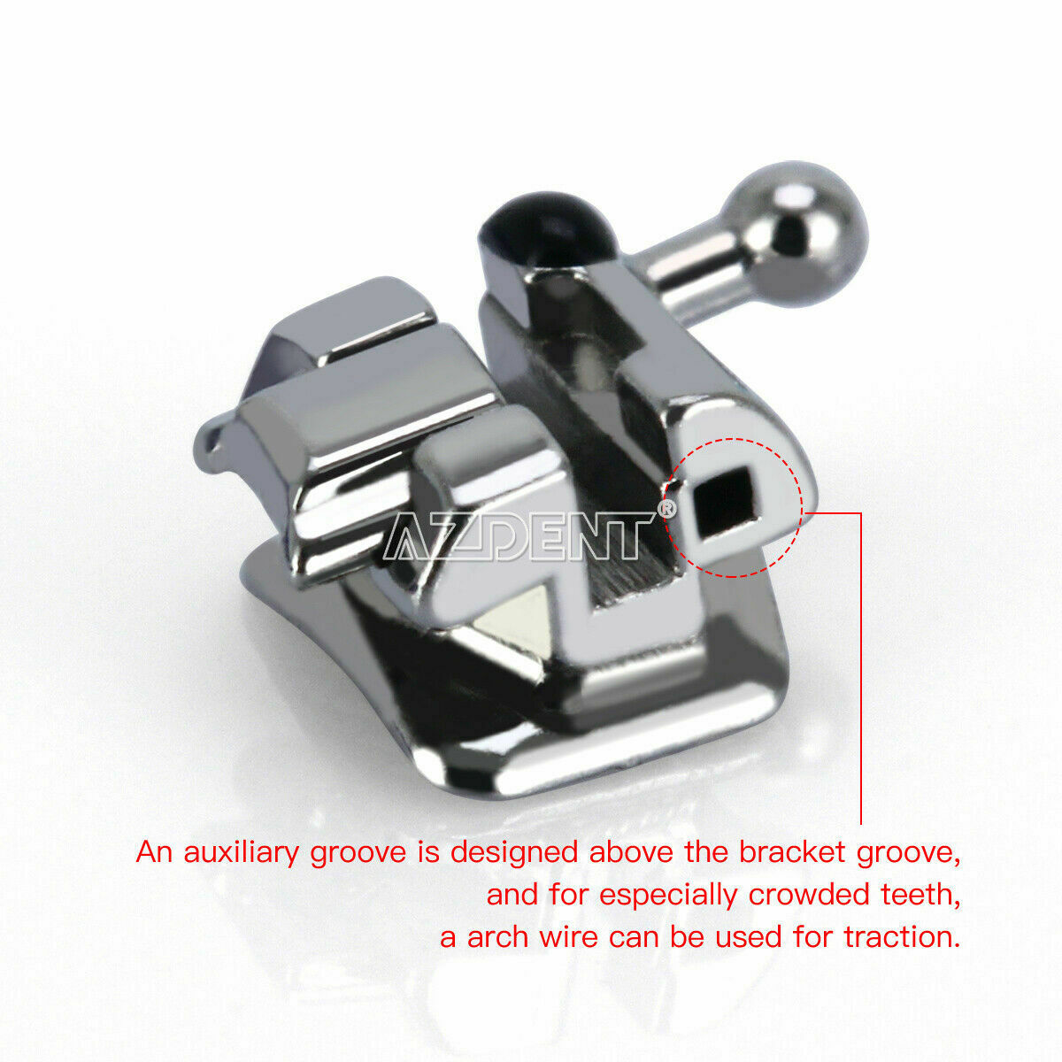 Passive Self Ligating Orthodontic Brackets Dental Roth 0.022"3 4 5 Hooks AZDENT