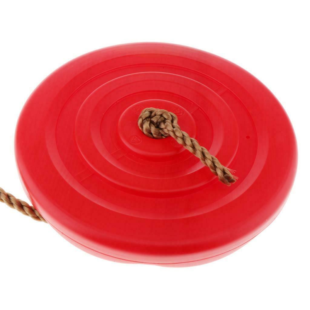 Plastic Children Monkey Swing Seat Indoor Garden Accessories Bearing 150kg - red