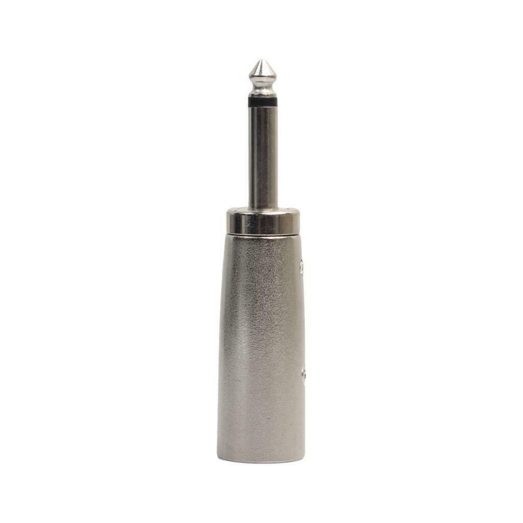 10Pack 3-Pin XLR Male to 1/4 "6.35mm Mono   Cable Microphone Adapter