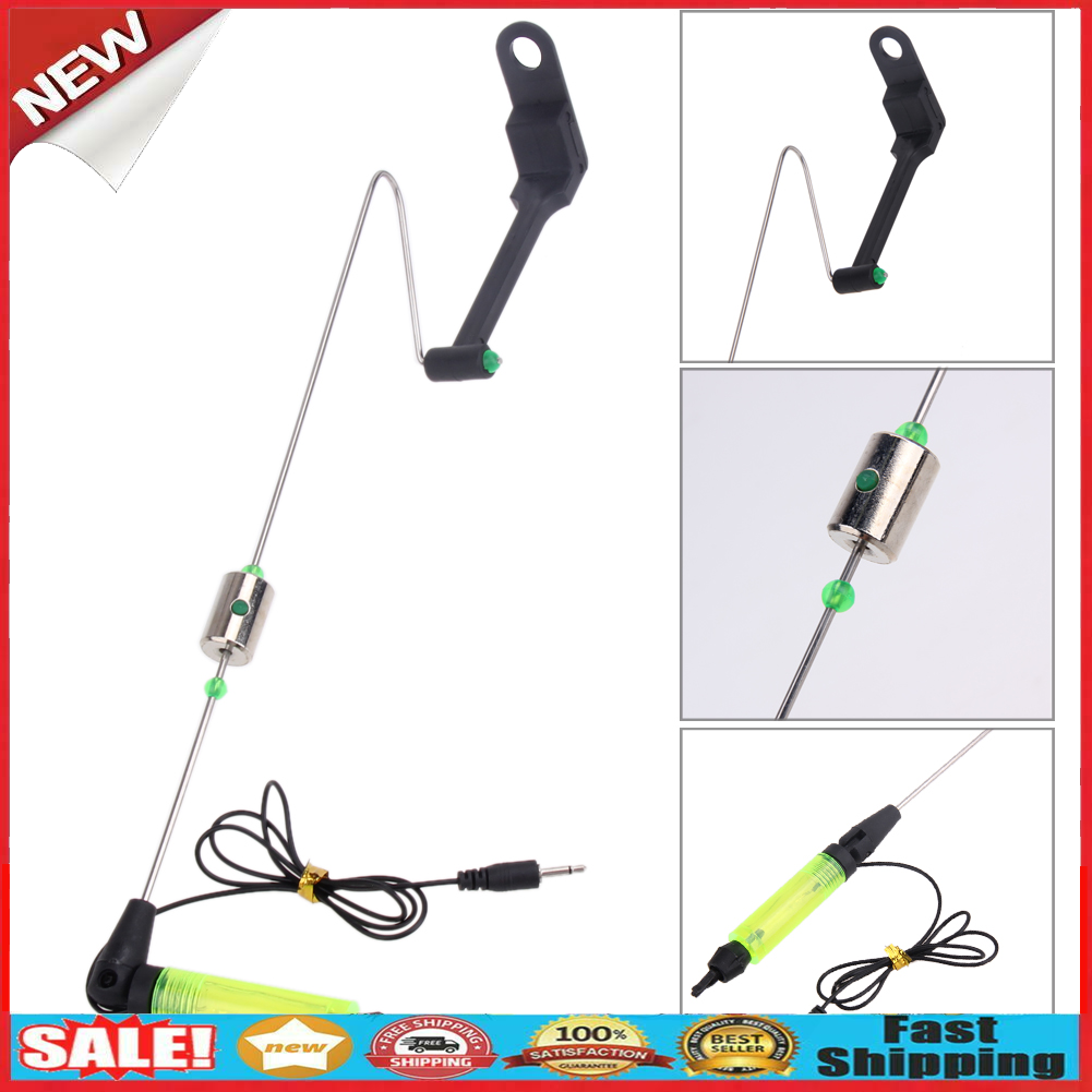 Fishing Bite Alarm Hanger Swinger LED Illuminated Indicator Fishing Tackle @