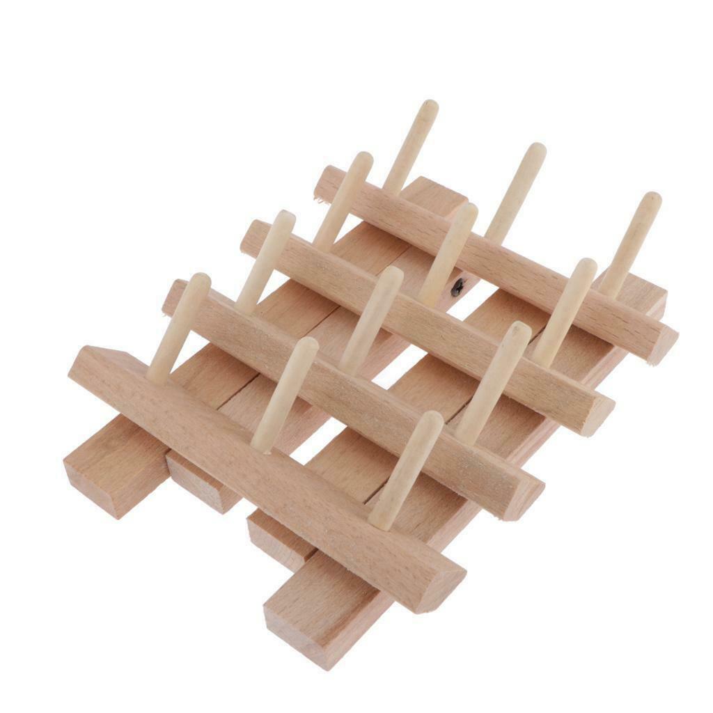 Wooden Thread Rack 12Spool-Organise All Your Threads for Embroidery Quilting