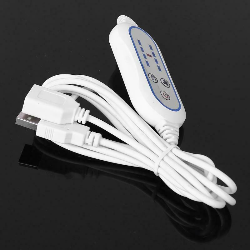 USB Remote Control Adjustable Speed with 2-8 hours Timing ON OFF Switch for Fan