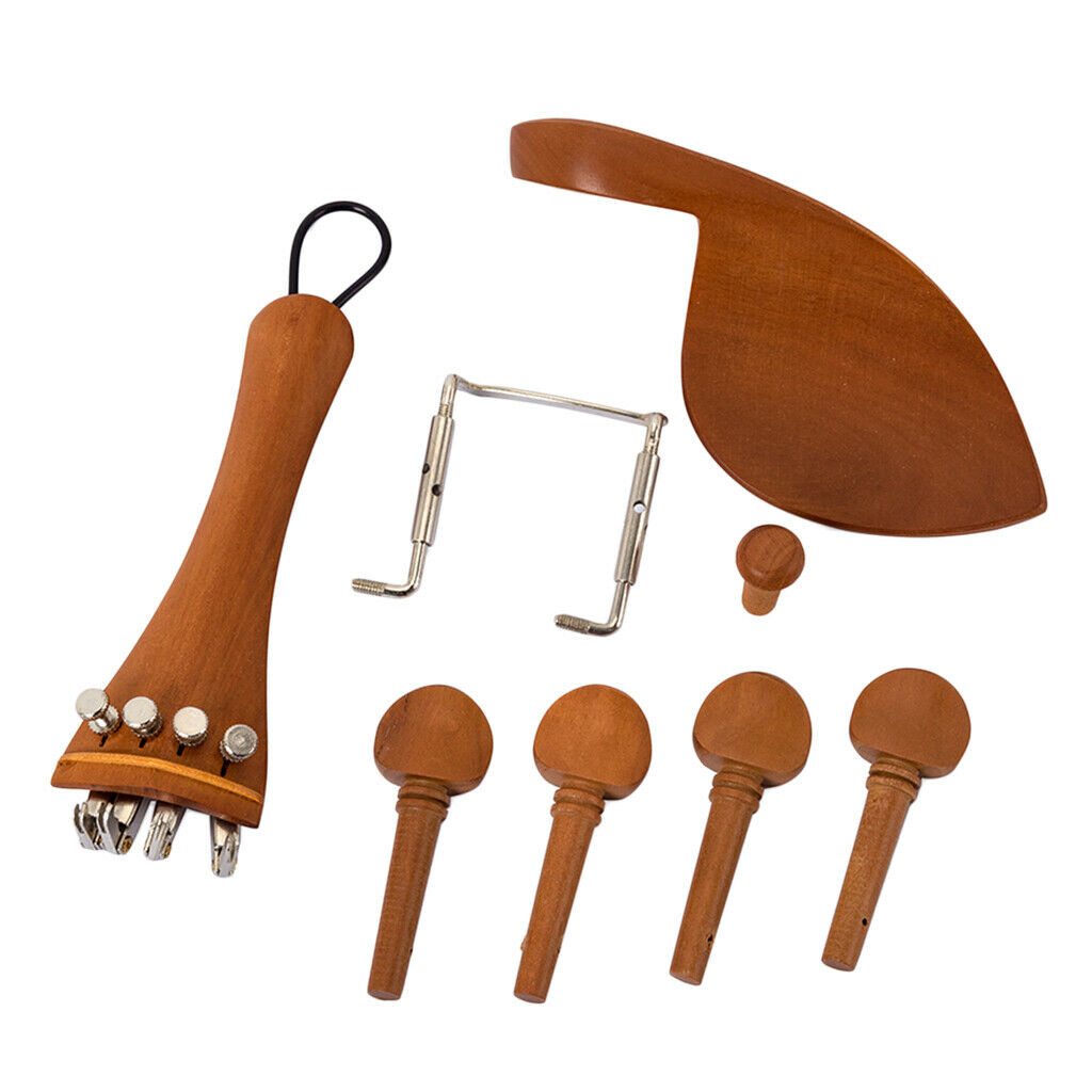 Jujube Violin DIY Chinrest Pins Unit Accessories Kit Exquisite Luthier Tools