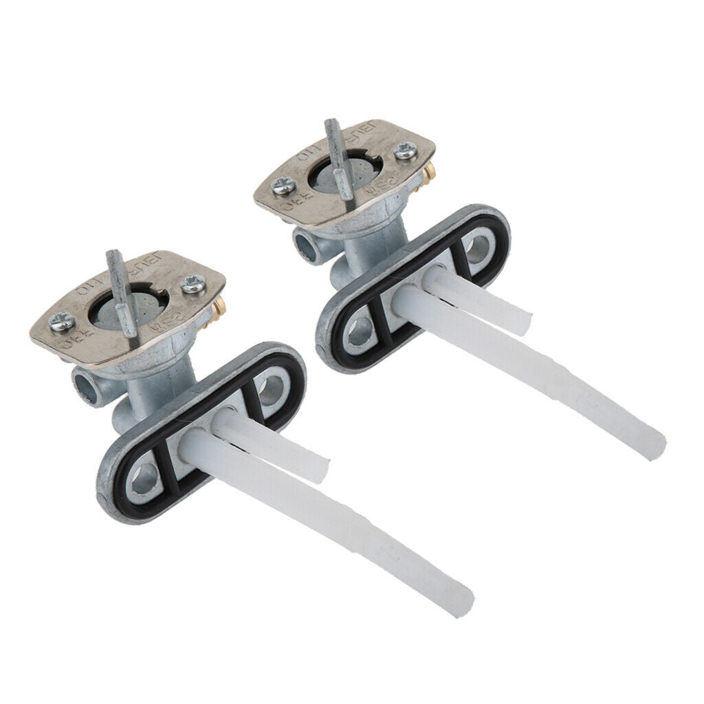 2 Pcs Gasoline Fuel Faucet Quad ATV Valve