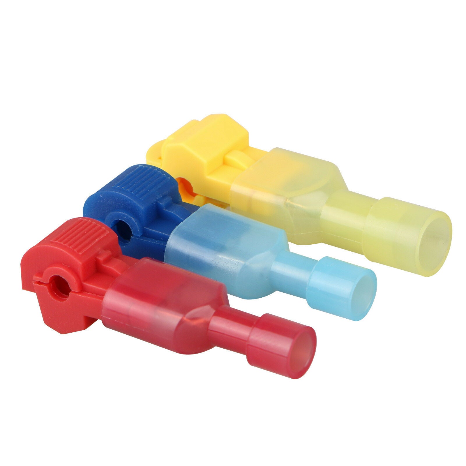 60pcs 22-10AWG Insulated  T-Taps Quick Splice Wire Terminal Connectors Combo Kit
