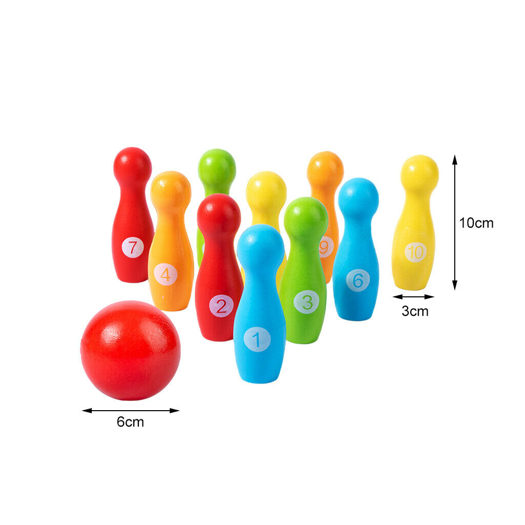 Kids Bowling Set Garden Lawn Games Party Game Children Fun Toys Gift