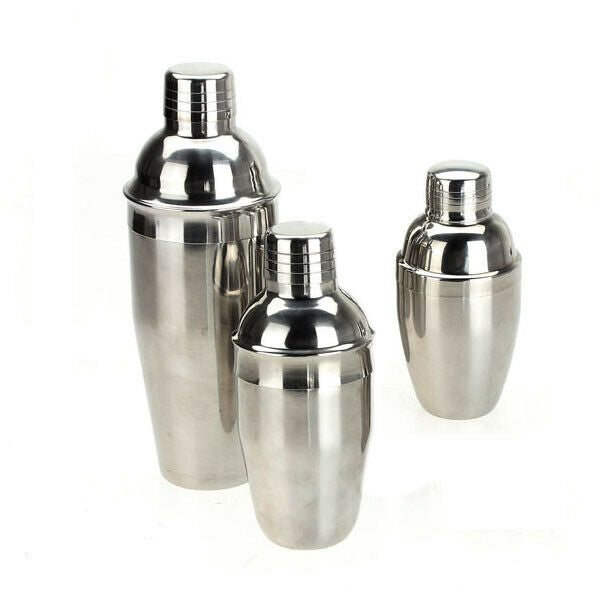 Stainless Steel Cocktail Bartender Shaker Drink Mixer Bar Set Kit - 750ml R6D1D1
