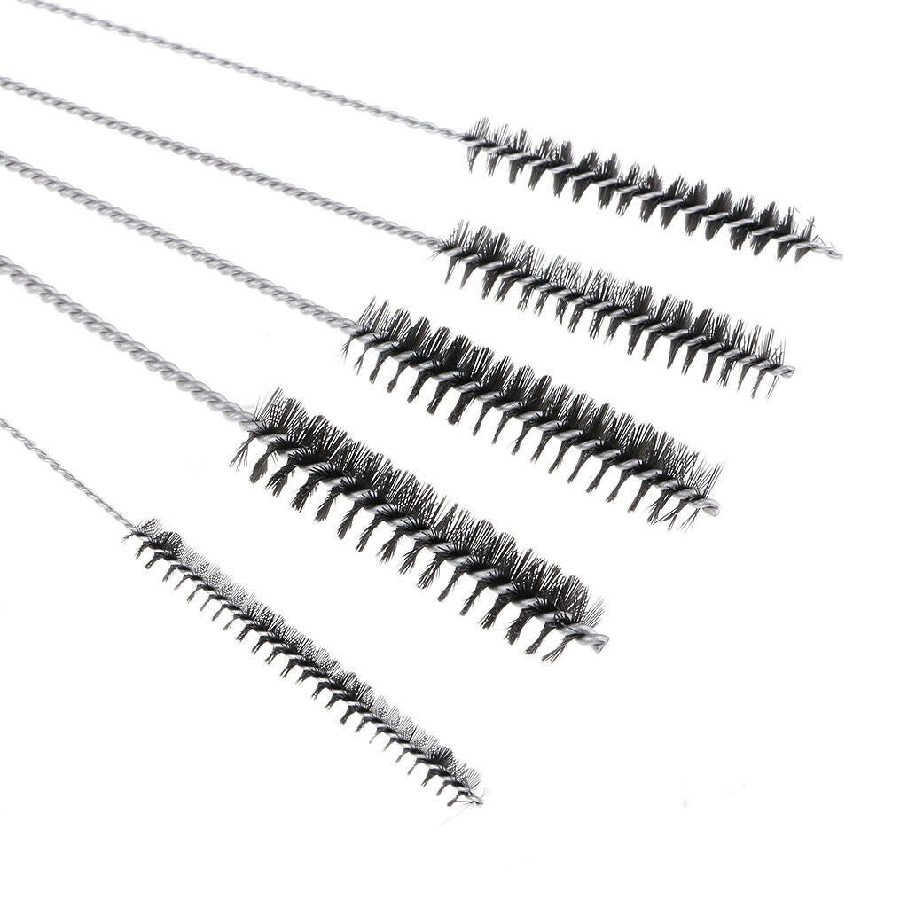 5 Pcs Drinking Straw Cleaning Brushes Set Pipe Tube Cleaner Nylon Bristles