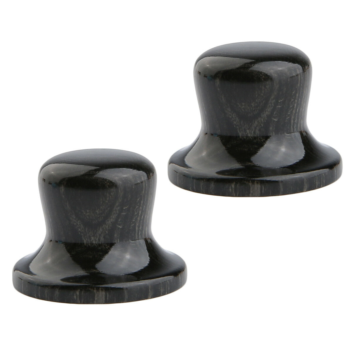 2xCompressed Wood Guitar Bass Top Hat Knobs Wood Knobs Push On Fit