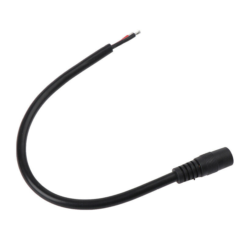 Connector DC 5.5 x 2.5mm Female jack adapter Cable wire for Led Strip PoweDEAU