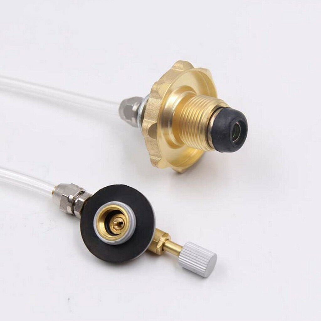 Furnace Flat Gas Tank Inflation Camping Stove Burner Valve Stove Accessories