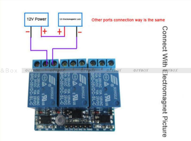 3 Channel Relay Module Rf 3.3V 5V 3 Channel Relay Module With optocoupler For PIC AVR DSP ARM Ar