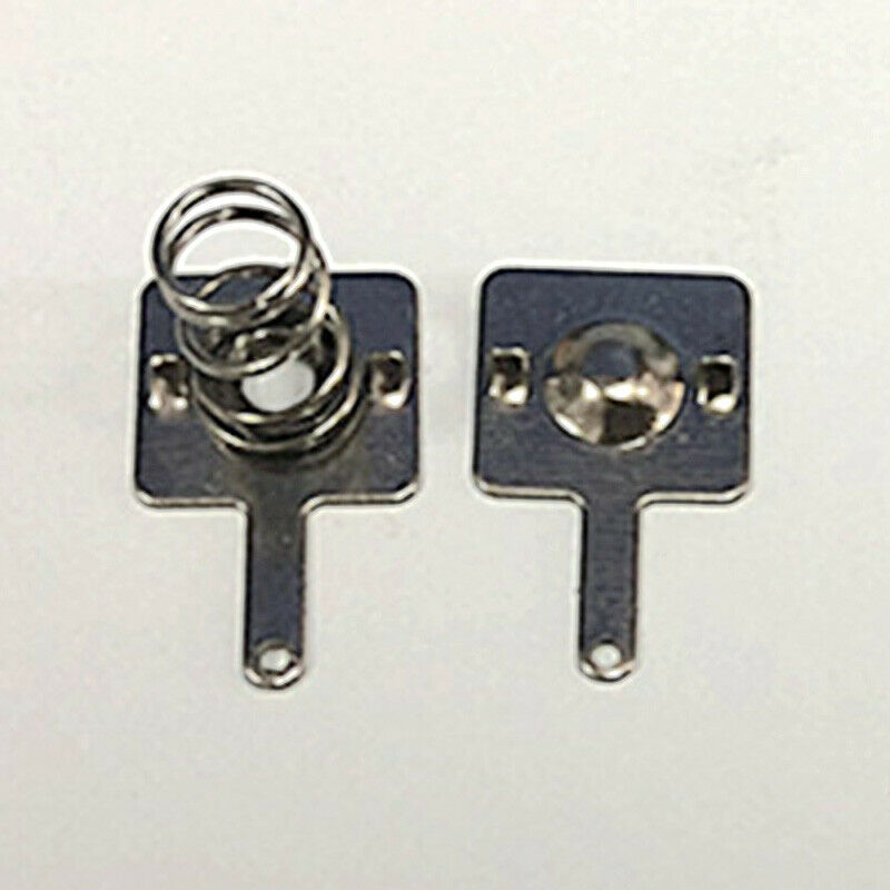 100 Pairs AAA Battery Button Battery Positive Negative Spring Contact Plate Part