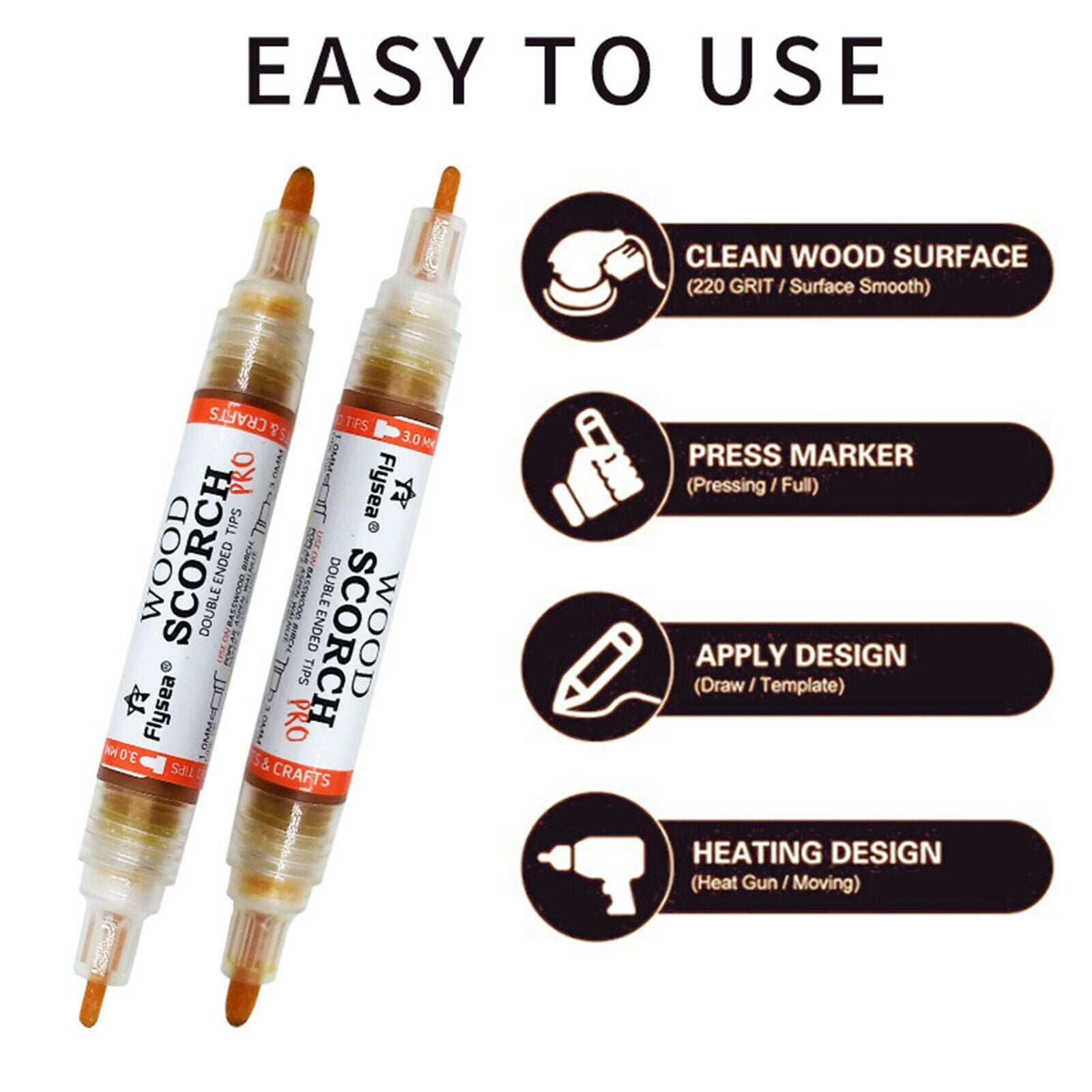 Upgrade Wood Burning Pen DIY Projects Crafts Woodworking Supplies for Adults
