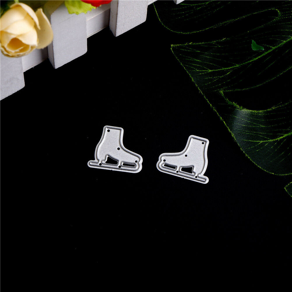 Useful  Skate Metal Crafts Cutting Dies Stencils Photo Album Embossing Cra.l8