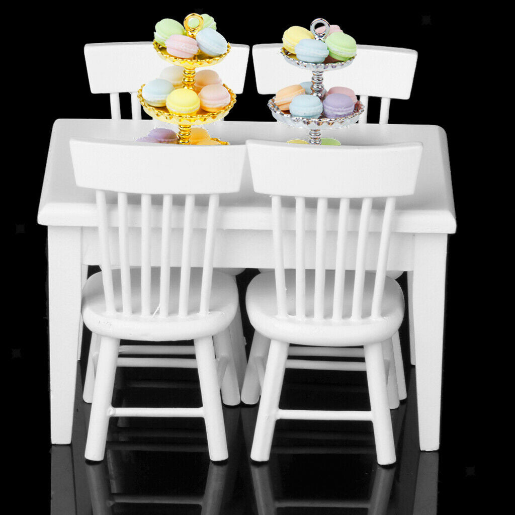 Handmade Furniture Wooden Realistic Scenes Pretend Play House Room Decor