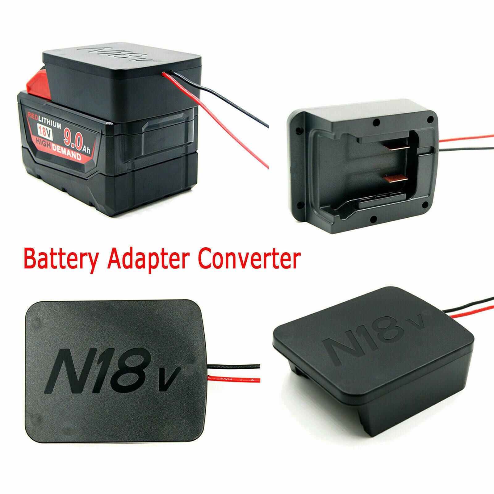 Power Wheel AdapterConverter with Wires DIY RC Toys