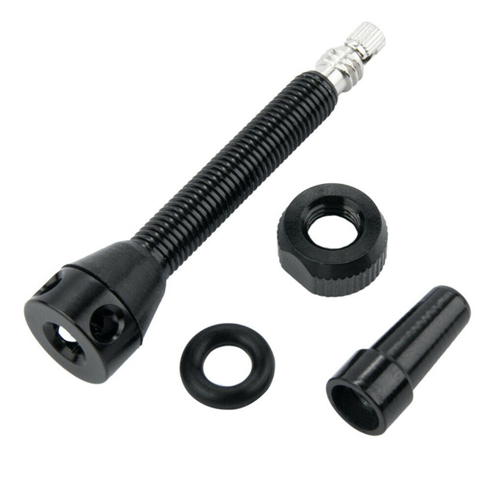 2pcs 40mm Bicycle Bike Tubeless Tire Presta Valve CNC Alloy Stem with Cap @