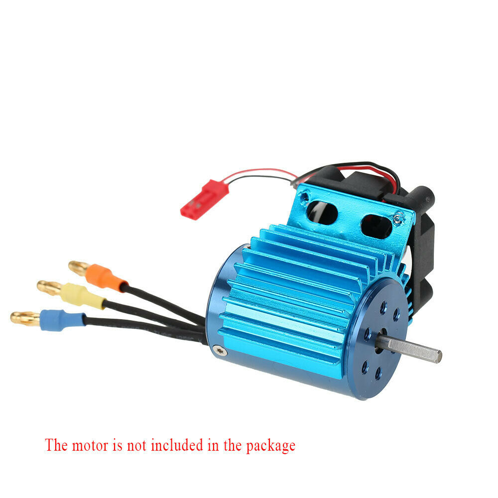 7016 Motor Heat Sink With Cooling Fan for 1/16 HSP RC Car 370/380/390 Motor