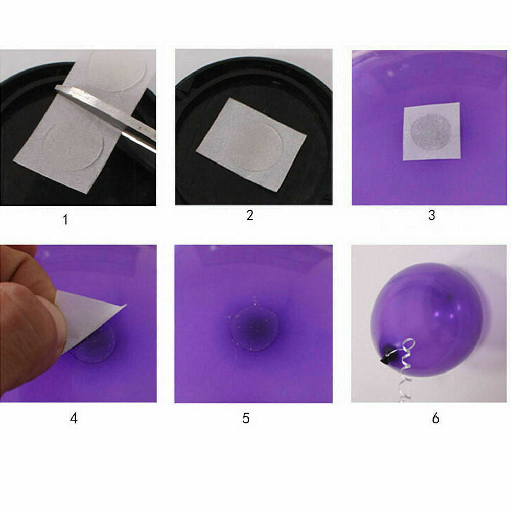 2x 100 Dots Removable Adhesive Dot Foil Balloon Wedding Party Decor Tape