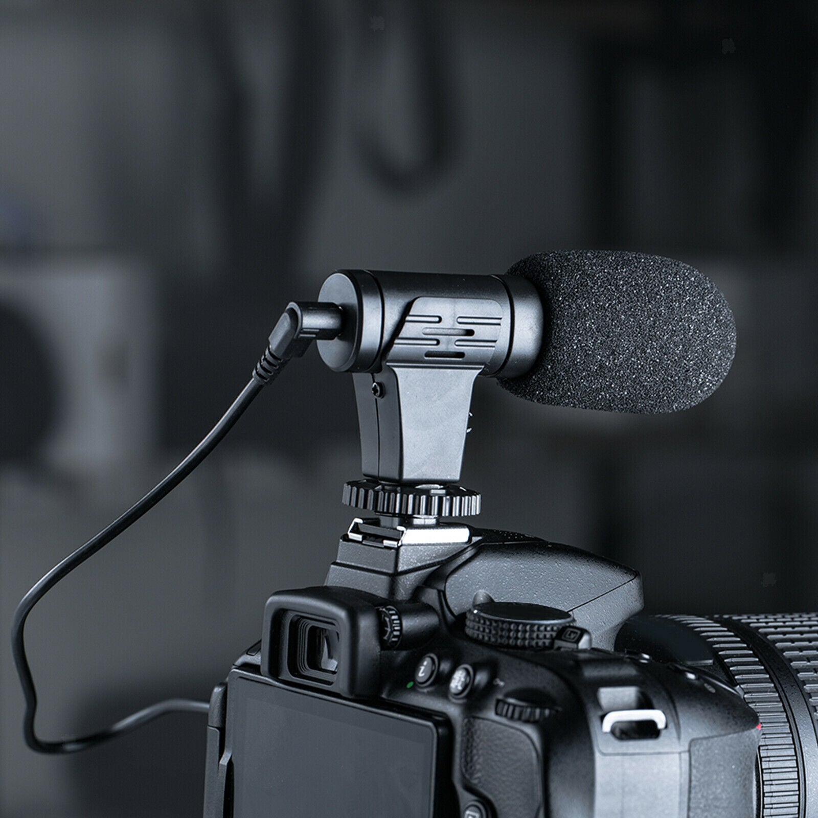 Video Microphone Universal On-Camera Mini Recording Mic for DSLR Smartphones