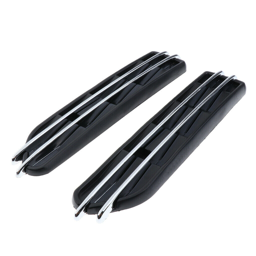 1 Pair Gloss Black Side Fender Air Flow Vents Grille Grill Set for BMW M3