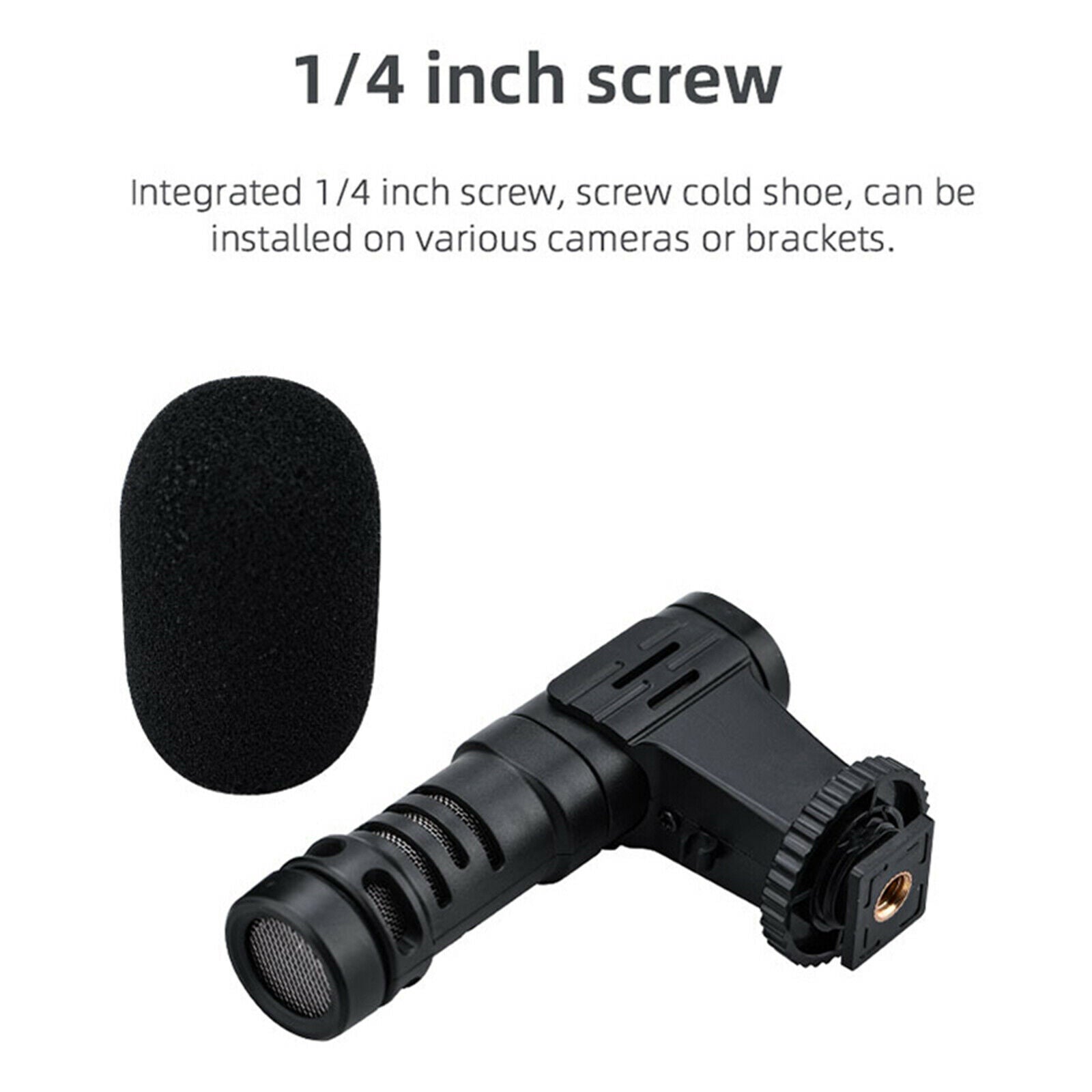 Camera Microphone Mini Universal Portable Video Mic for Presentations DSLR