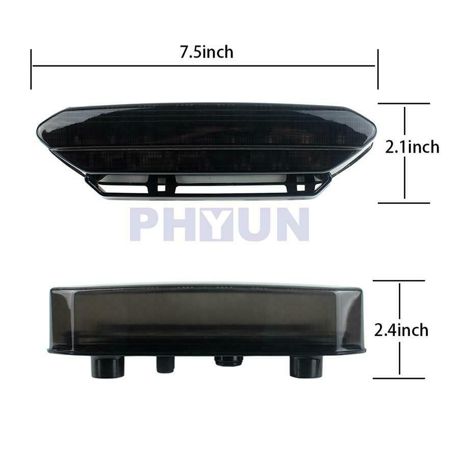 LED Tail Light Assembly ATV UTV Smoke Lens For 2006-2009 Yamaha YFZ450 Rear Lamp