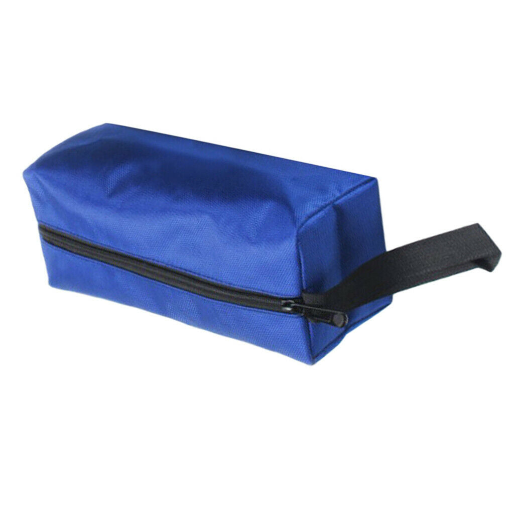 Zipper Tools Bag Multifunctional Oxford Cloth Pouch Organizer Blue L 1680D