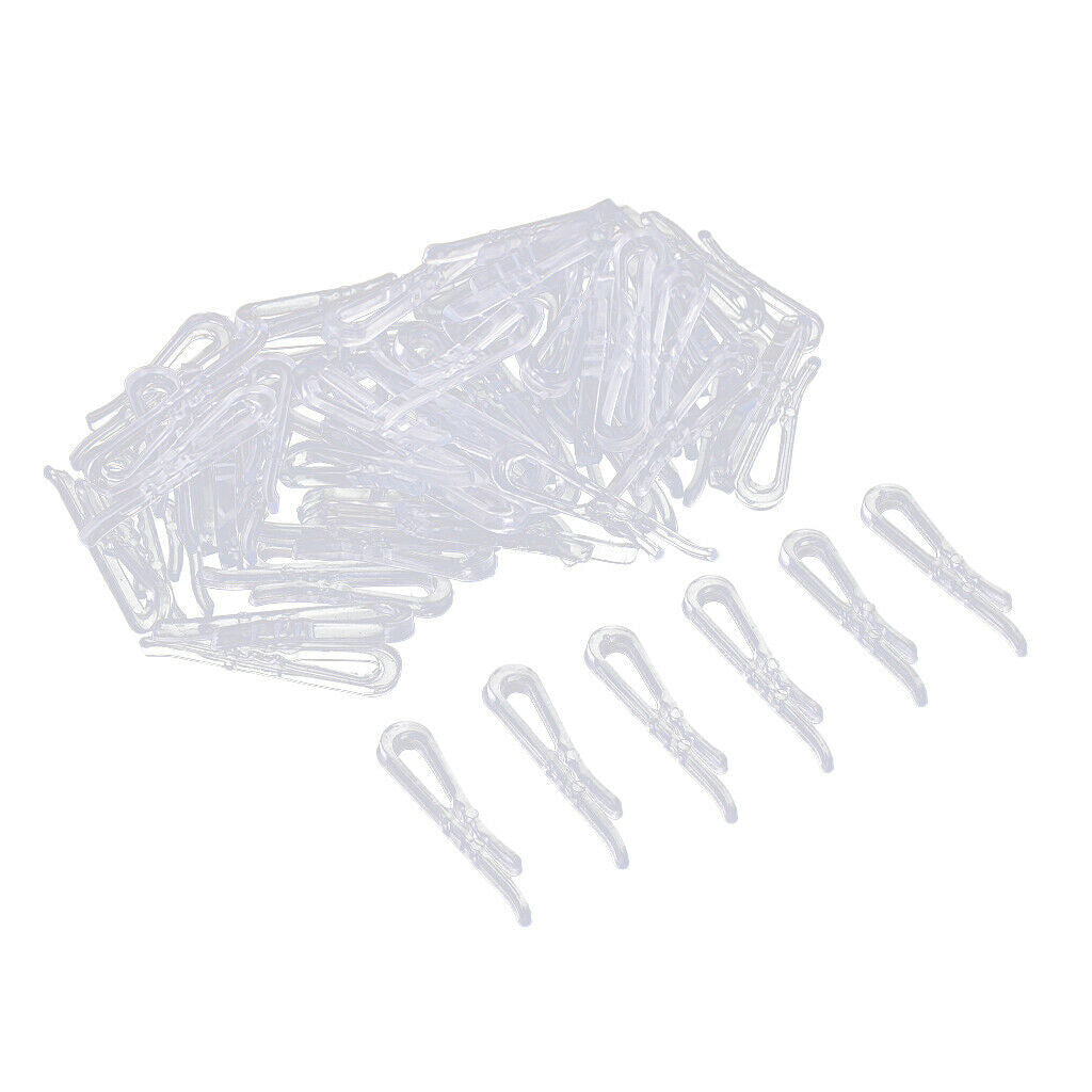 200Pcs Plastic Clip Pins For DIY Garment Packing