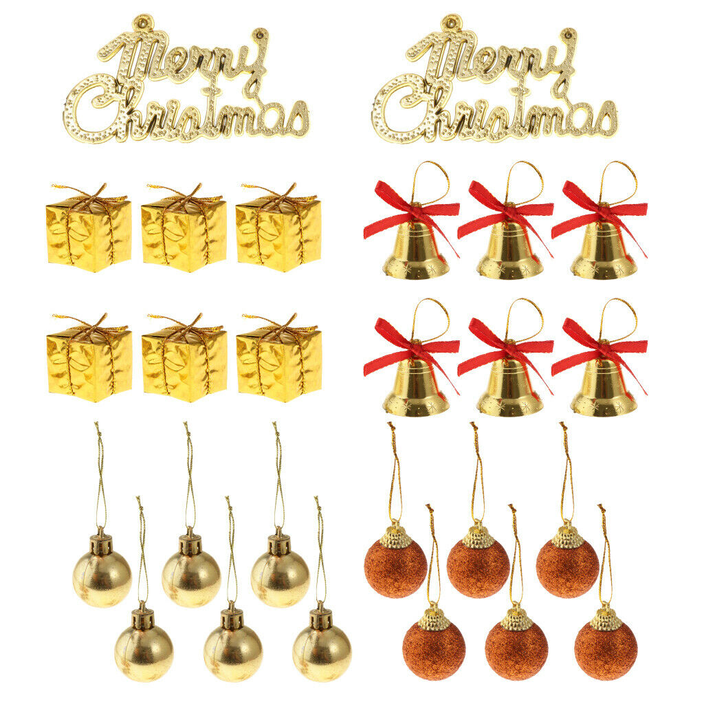 26pcs Christmas Pendants Accessories For Home Decor