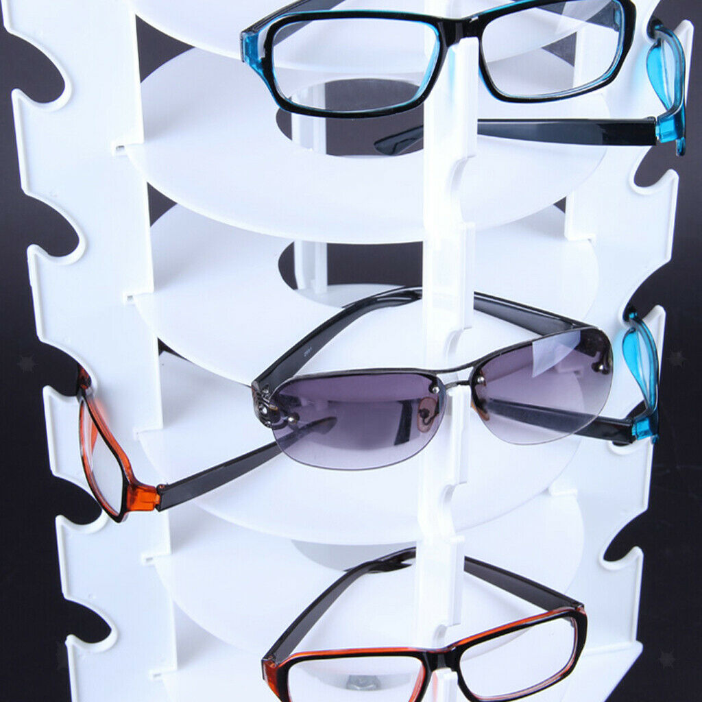 Counter Sunglass Holder Rack Glasses Display Stand Organizer, Holds 28 Pairs