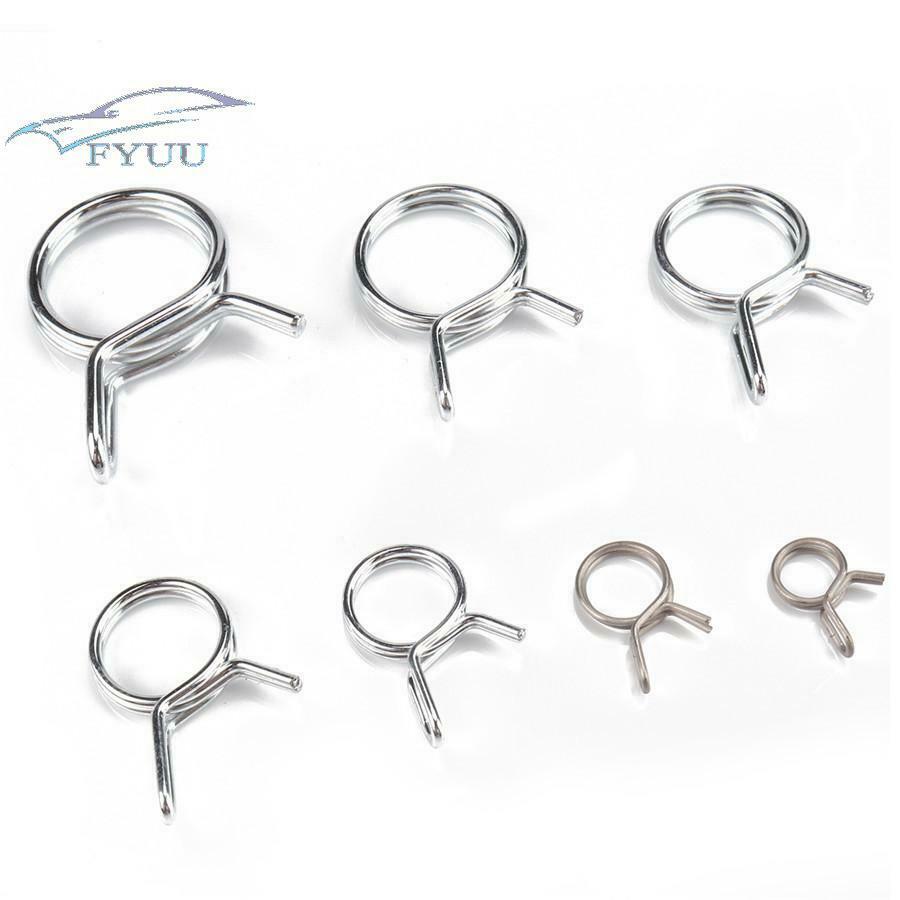 70Pcs Fuel Line Hose Tube Spring Clamp Î¦5-Î¦18 Double Wire For Car Motorcycle RV