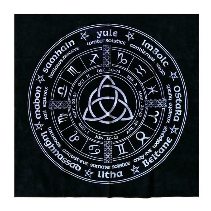 Constellation Tarot Tablecloth Witch Divination Altar Cloth Board Game Card Pad