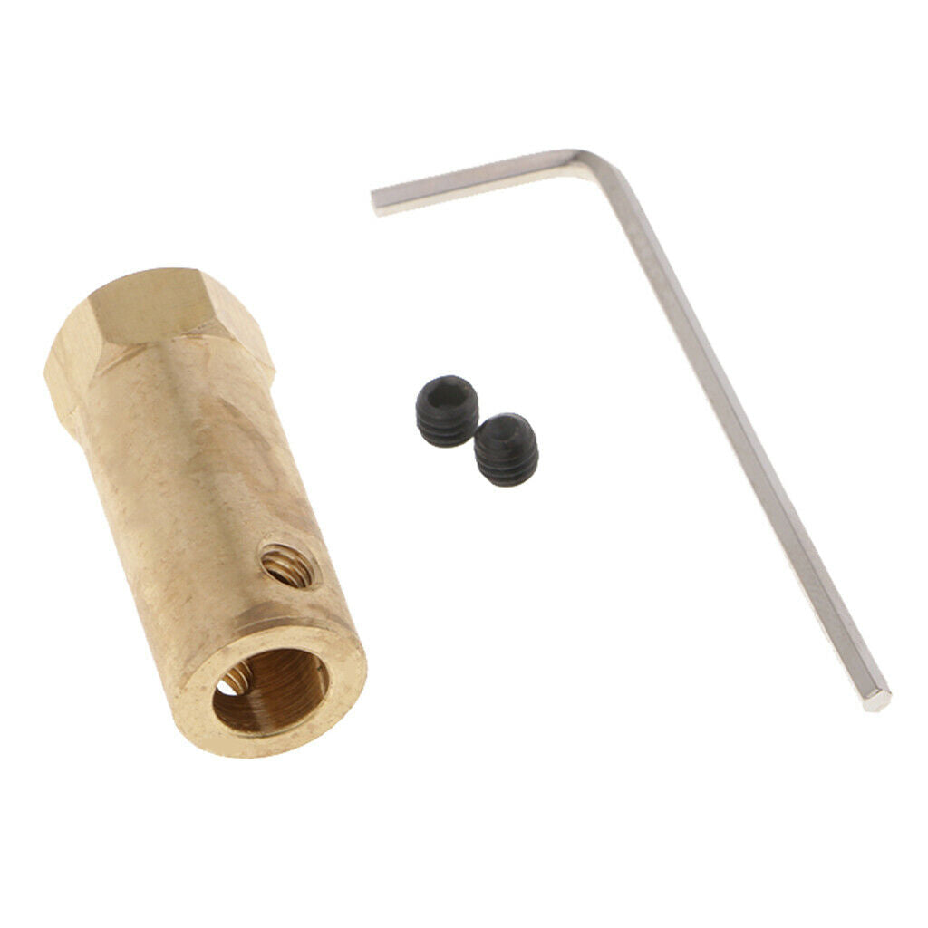 30mm Brass Hex Shaft Motor Flexible Clutch And Wrench Kit