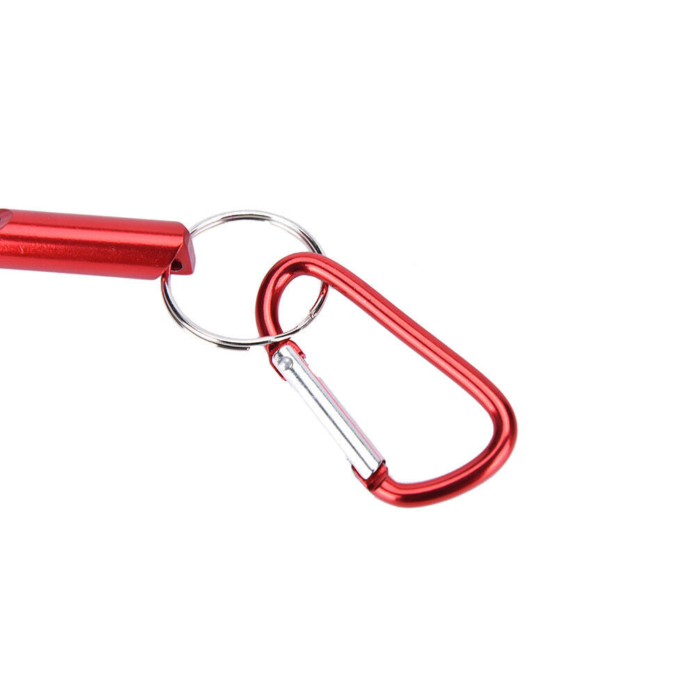 Outdoor Aluminum Alloy Emergency Survival Whistle Keychain Camping Hiking .l8