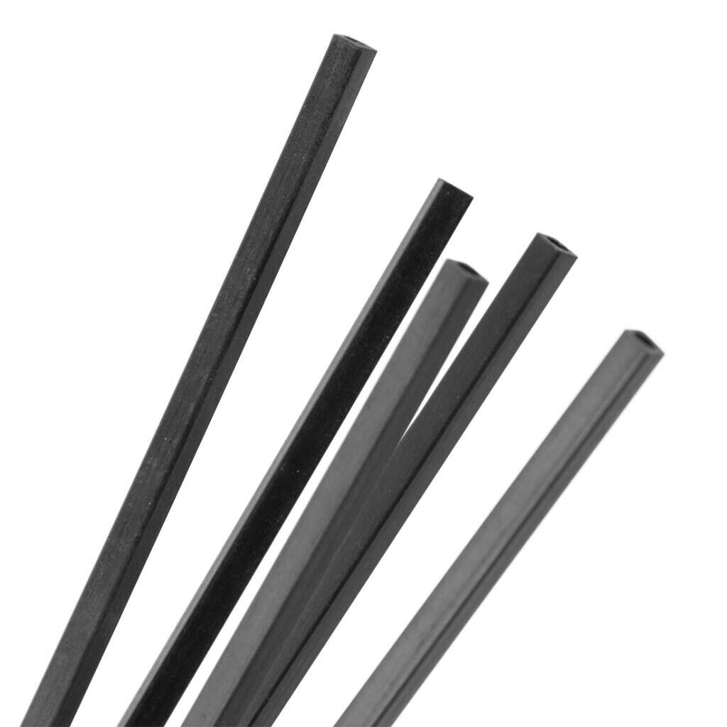 4x4x3mm Square Tube Pipe, Carbon Fiber Material for RC Aircrafts Airplane