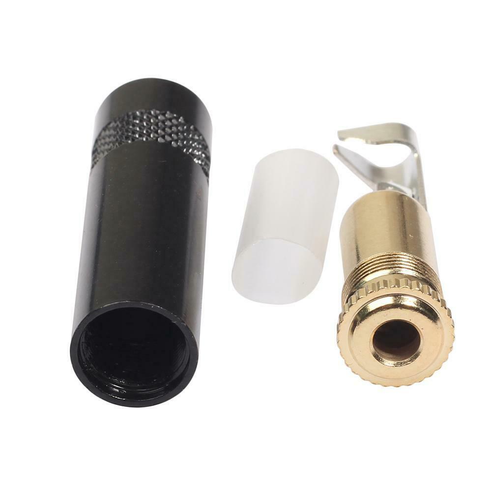 5pcs 3.5mm TRS Audio Female Jack Solder Connector 3 Pole Stereo Adapters @