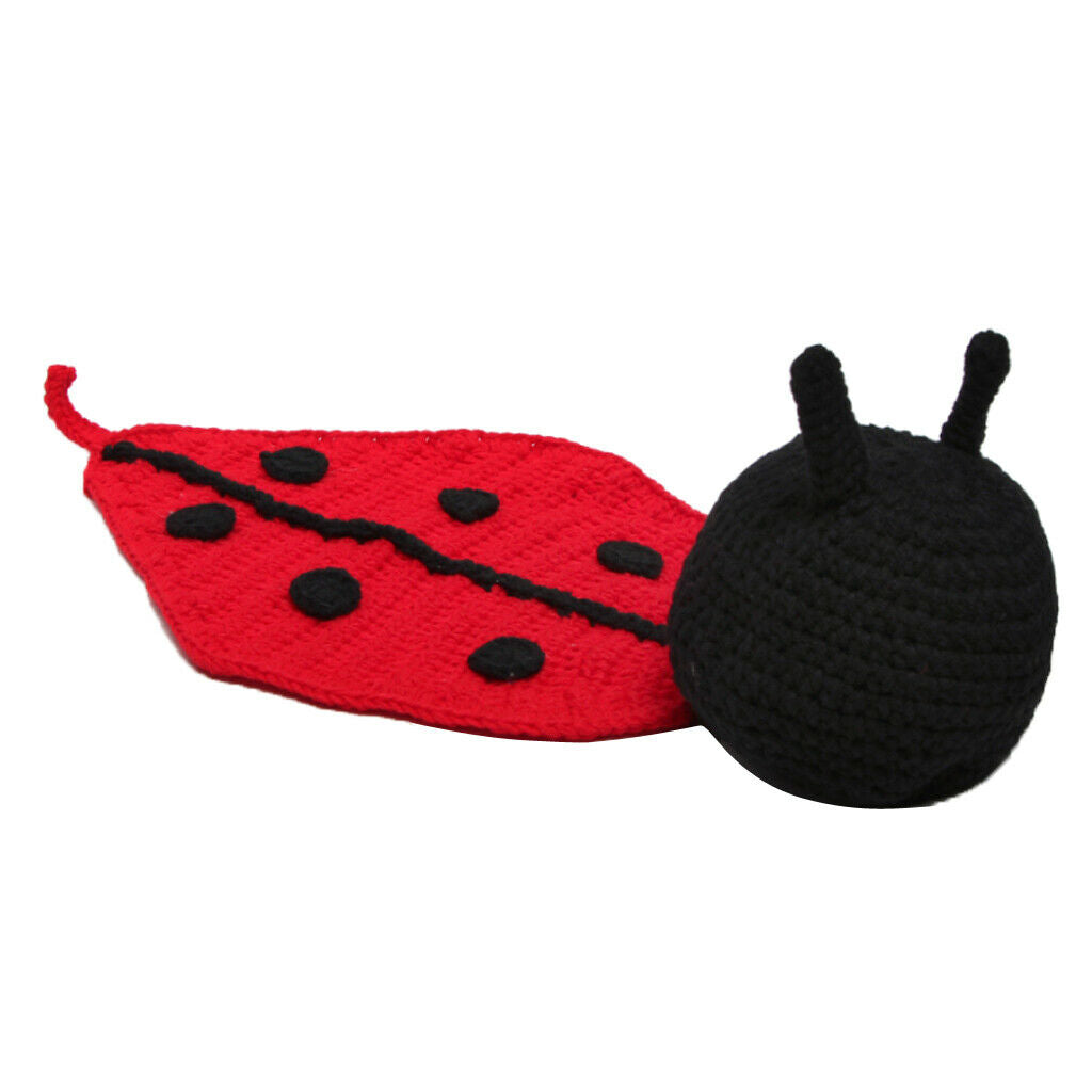 2 Pieces Costume Crochet Outfits Photo Clothing Baby Girls Boys Cute Photograph