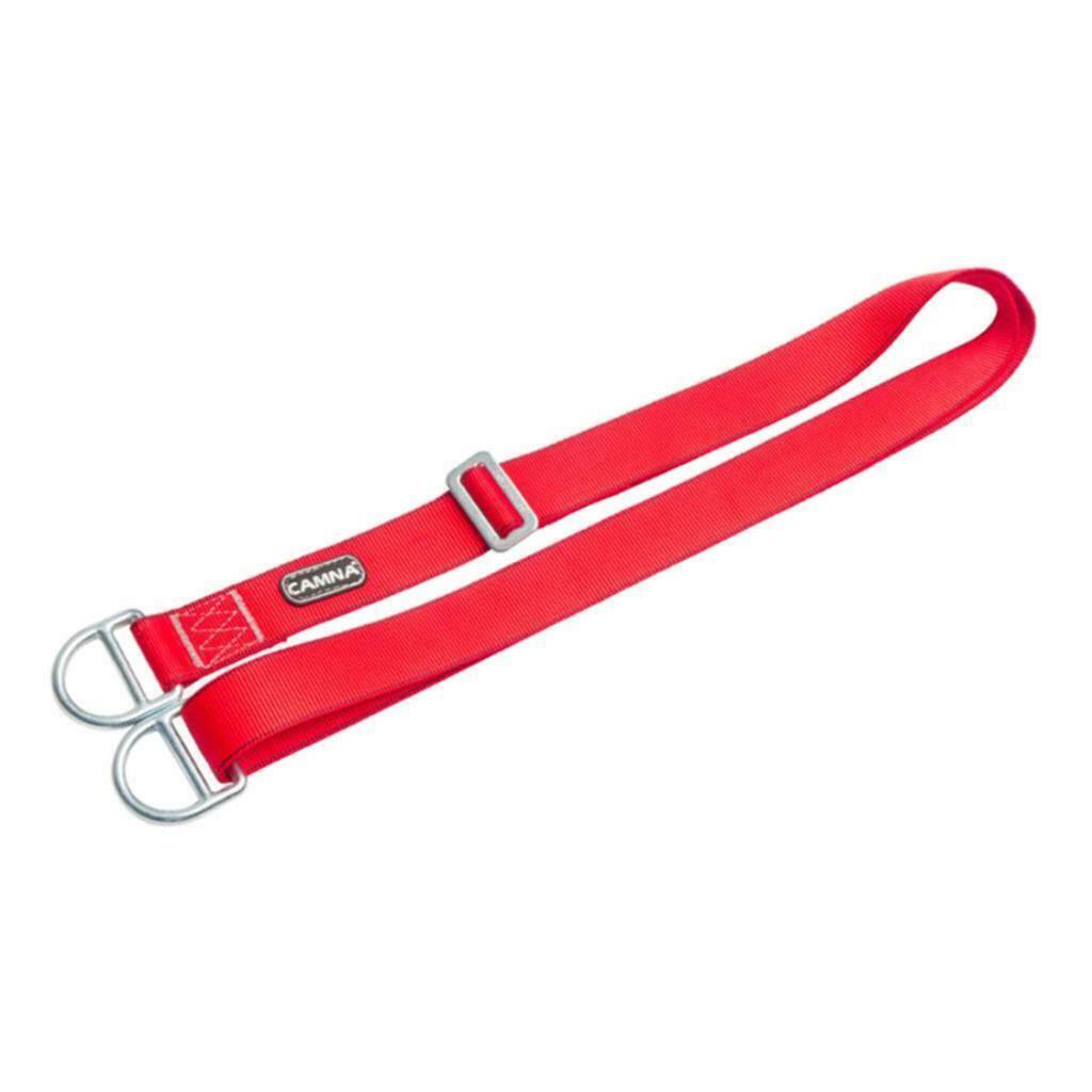 22KN Climbing Rope Friction Saver Wear-resistant Loop Sling Belt Rappelling