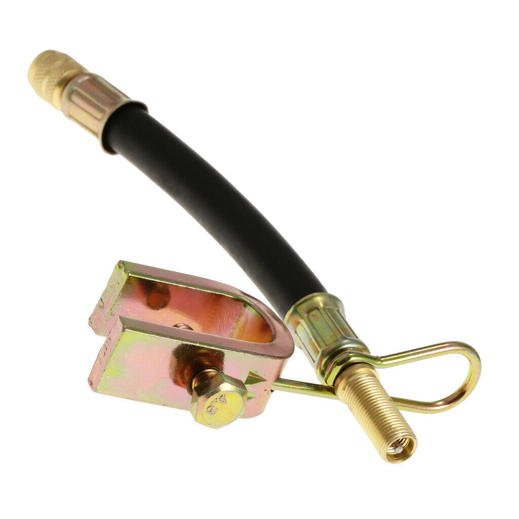 Wheel Tyre Valve Extension Flexible Type 140mm with Clip