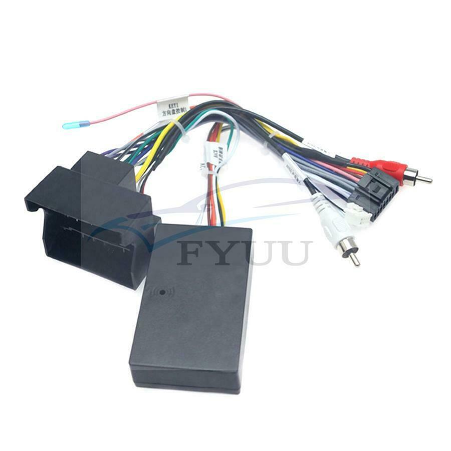 Car Stereo Audio 16PIN Android Power Cable Adapter + Canbus For BMW X1 E90 Power