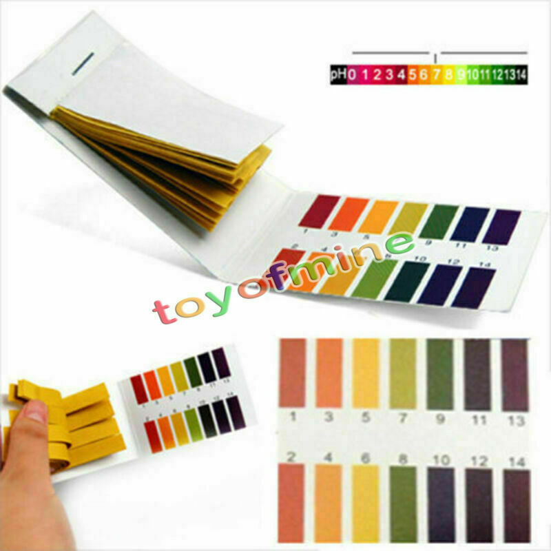 800Pcs Acid PH Indicator Test Strips 1-14 Paper Litmus Tester Urine & Saliva TP