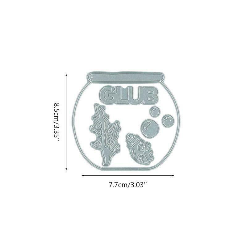 Fish Bowl DIY Metal Cutting Dies Stencil Scrapbooking Photo Album Stamp Decor