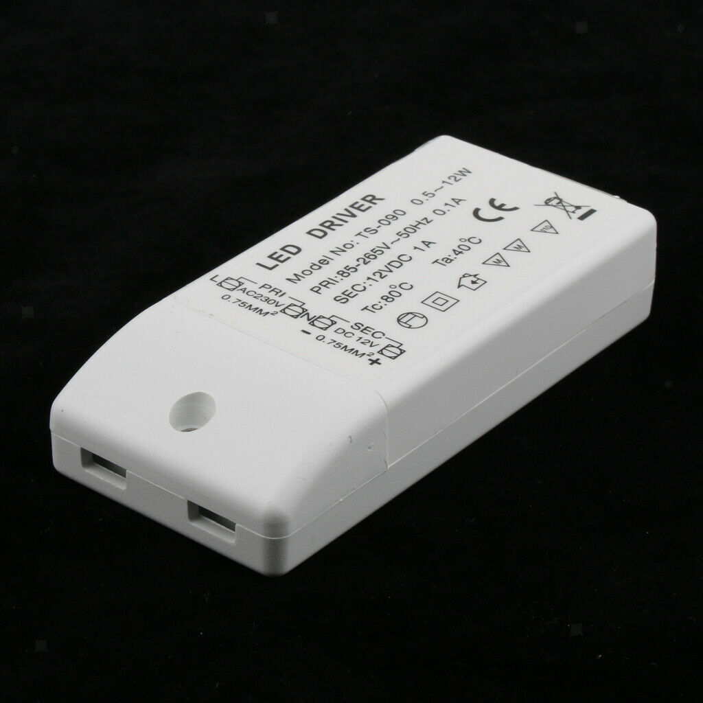 AC 85-265V to DC 12V LED Driver Convertor 12W Light Adapter Power Supply