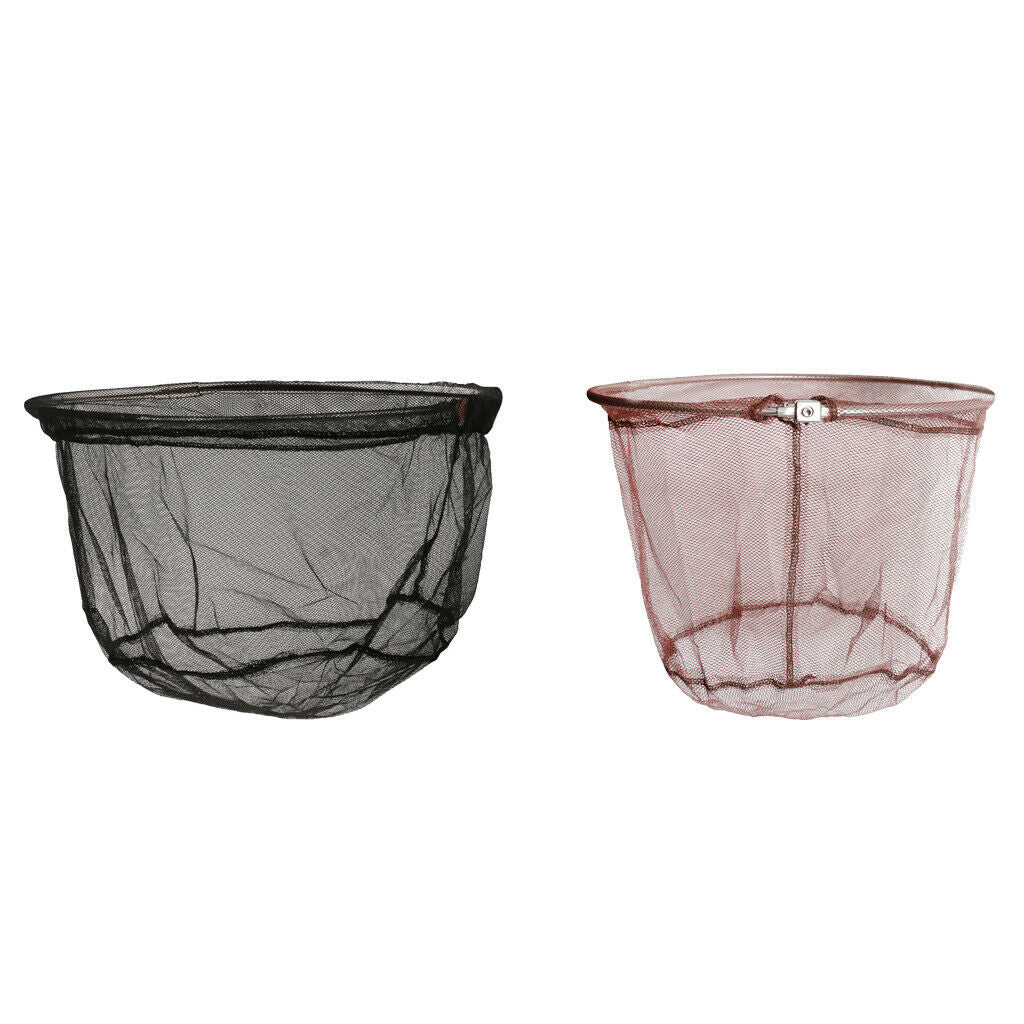 2x Folding Net Thick Head Landing Catch Grip Fish Fishing