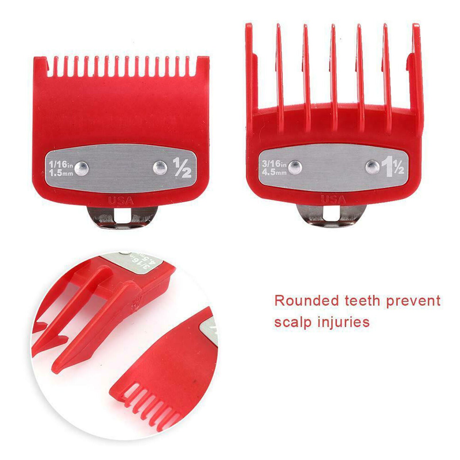 Hair Clipper Guide Comb Set Standard Guards Attach Trimmer Parts For Wahl