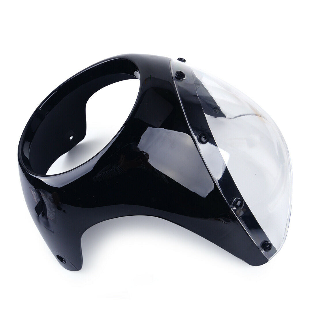 Motorcycle Headlight Fairing Windshield Retro Cafe Racer Style Drag Racing An