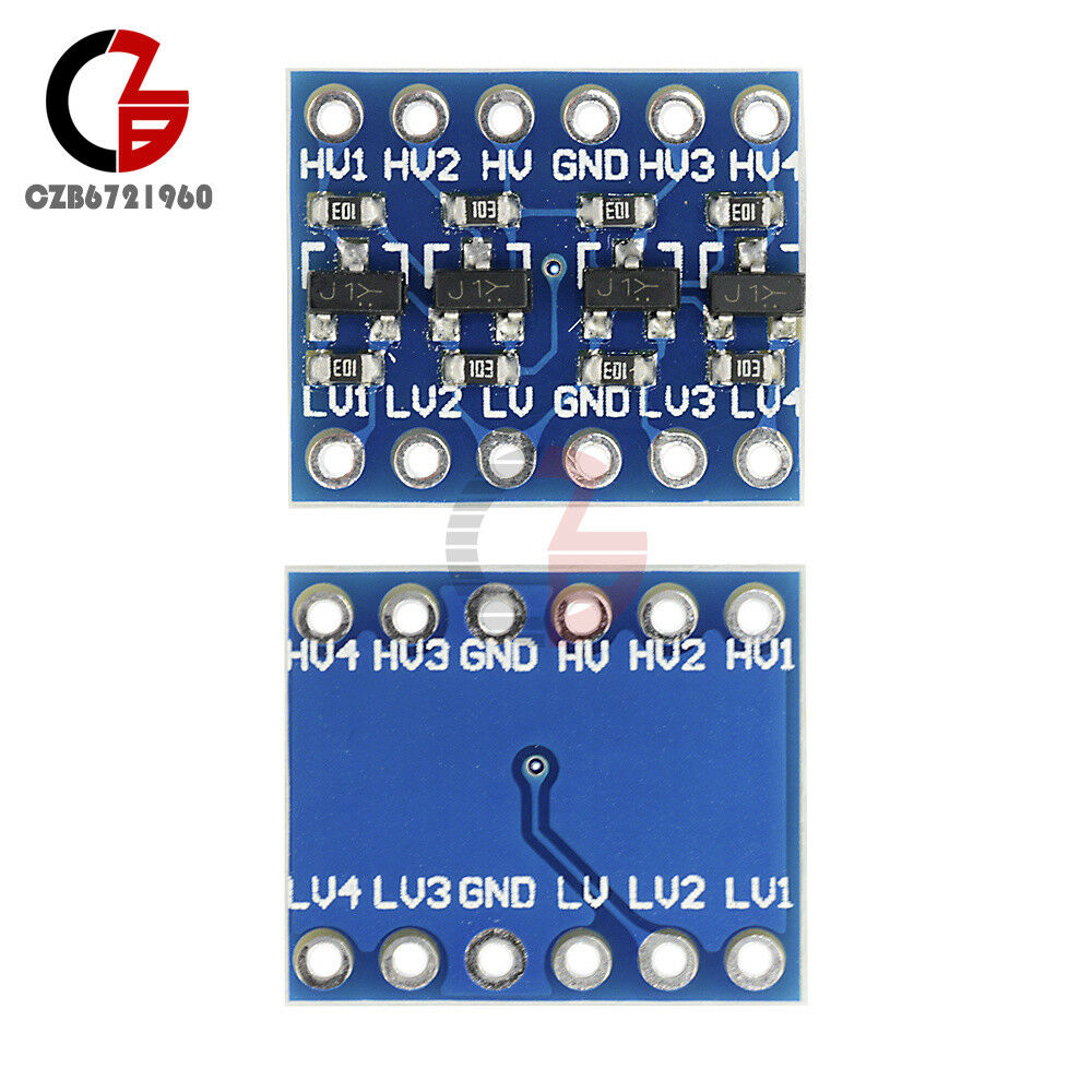 3Pcs IIC I2C Logic Level Converter Bi-Directional Module 5V to 3.3V fit Arduino